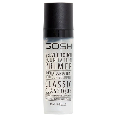 Gosh − Velvet Touch Foundation Primer, baza pod makijaż − 30 ml