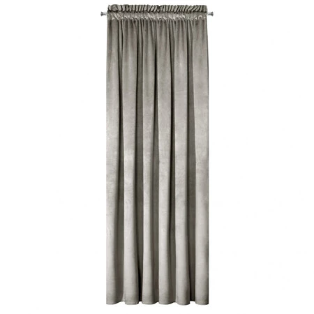 ZASŁONA GOTOWA PIERRE NA TAŚMIE 140 X 300 CM CIEMNOBEŻOWY
