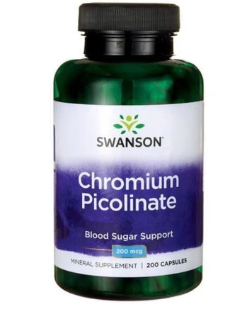 Swanson Chrom Pikolinian 200 Mcg 200 K
