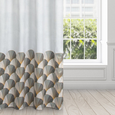 ZASŁONA GOTOWA D91 GINA 140 X 250 CM BIAŁY