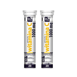 Zestaw: 2x Witamina C 20 tabletek musujących