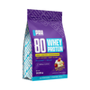 6PAK 80 WHEY PROTEIN odżywka białkowa WPC 908 g smak biała czekolada - truskawka