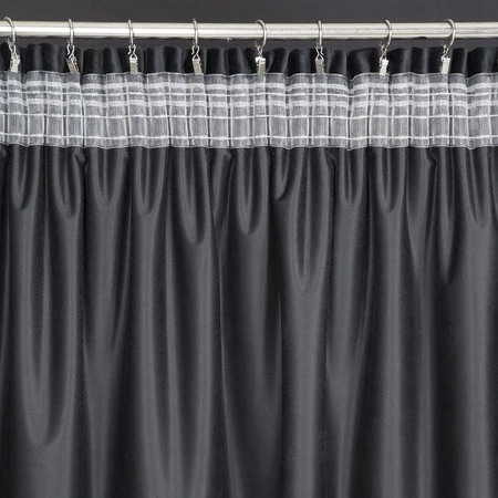 ZASŁONA GOTOWA MARIELA NA TAŚMIE 140 X 270 CM CZARNY