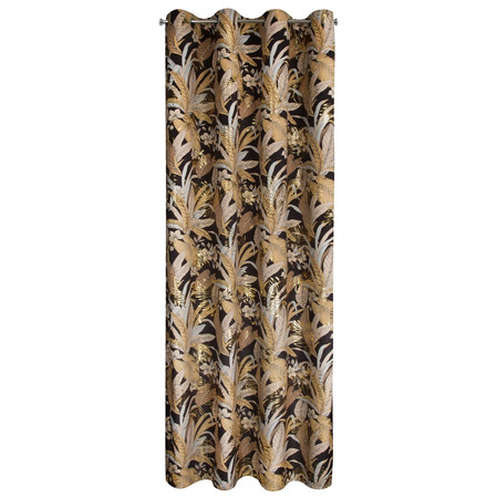 ZASŁONA GOTOWA ADEL 140 X 250 CM CZARNY