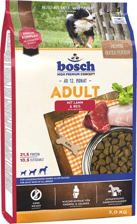 BOSCH ADULT Lamb / Rice Jagnięcina Ryż 3kg