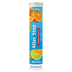 Starpharma Aller Stop 20 tabletek smak pomarańcza-limonka