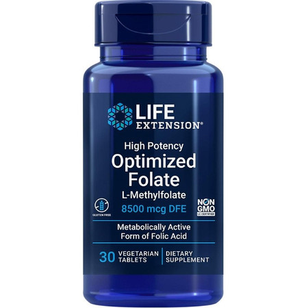 Kwas foliowy - High Potency Folate (30 tabl.)