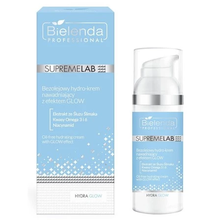 SupremeLab Hydra Glow bezolejowy hydro-krem nawadniający z efektem glow 50ml