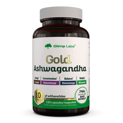 Olimp Labs Gold Ashwagandha suplement diety 120 kaps.