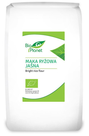 MĄKA RYŻOWA JASNA BIO 1 kg - BIO PLANET