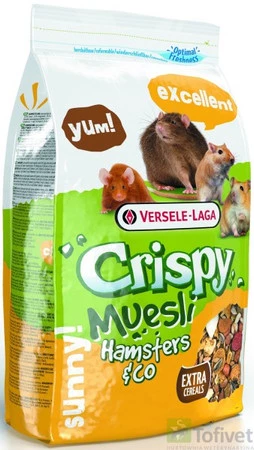 VERSELE LAGA Crispy Muesli Hamster / Co dla chomika, myszy i szczurka 2,75kg