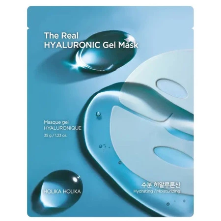 The Real Hyaluronic Gel Mask hydrożelowa maska całonocna dla suchej i odwodnionej skóry 35g