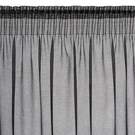 FIRANA GOTOWA CARLI NA TAŚMIE 140 X 250 CM CZARNY