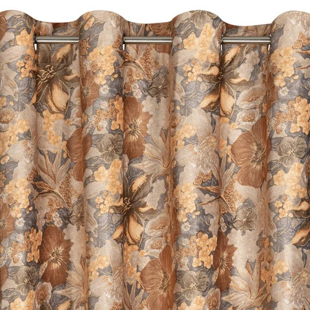 ZASŁONA GOTOWA DIANA 140 X 250 CM RUDY