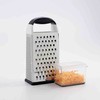 OXO-Tarka z pojemnikiem stalowo-czarna, Good Grips