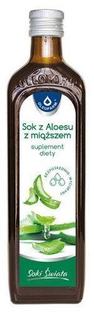 Oleofarm − Sok z aloesu z miąższem − 500 ml
