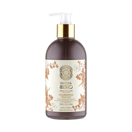 Natura Siberica - Odżywcze kremowe mydło do rąk - 500 ml KRÓTKA DATA 12.08.2024