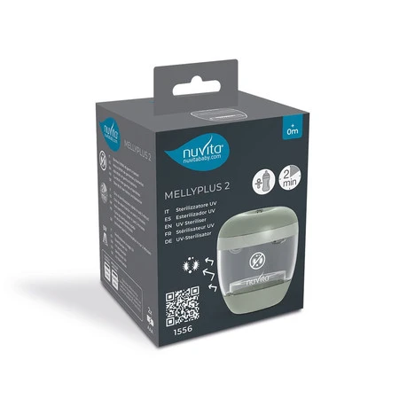 Nuvita, Sterylizator UV do smoczków i butelek, Sage Green