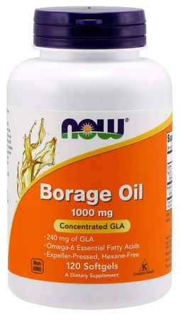 Now - Borage oil 1000 mg - 120 kaps