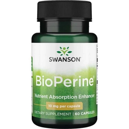 SWANSON Bioperine 10mg, 60kaps.