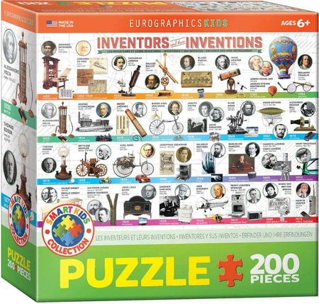 Puzzle 100 Smartkids Inventors 6200-0724 -