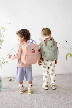 Lassig Plecak mini kwadratowy Little Gang Cherry peach