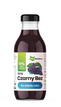 EkaMedica Syrop Czarny bez bez dodatku cukru 0,3L