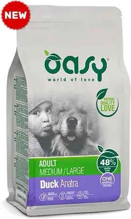 OASY Dog OAP Adult Medium / Large Duck Kaczka 12kg