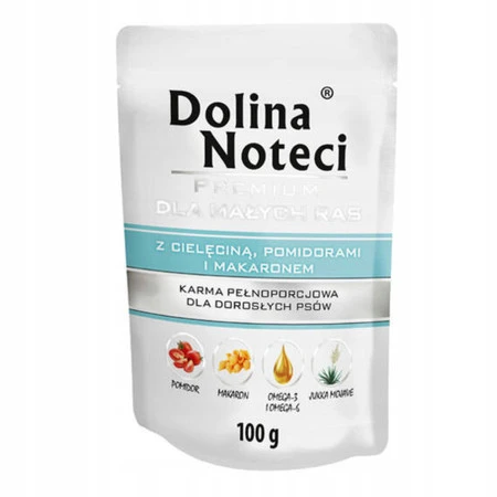 Dolina Noteci Premium małe rasy Cielęcina - Mokra karma dla psów  - 100 g