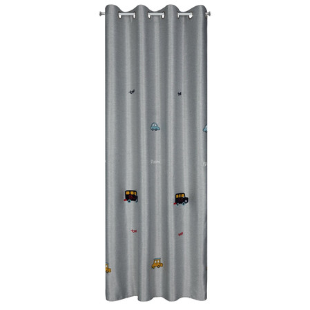 ZASŁONA GOTOWA ALVIN 140 X 250 CM SREBRNY