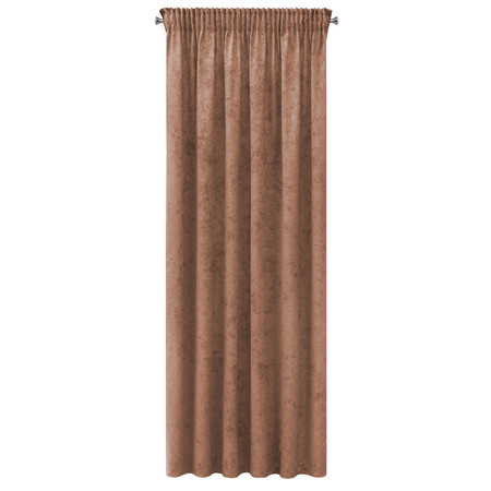 ZASŁONA GOTOWA ANISA NA TAŚMIE 140 X 270 CM CIEMNORÓŻOWY