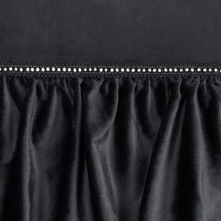 ZASŁONA GOTOWA CARLI NA TAŚMIE 140 X 250 CM CZARNY