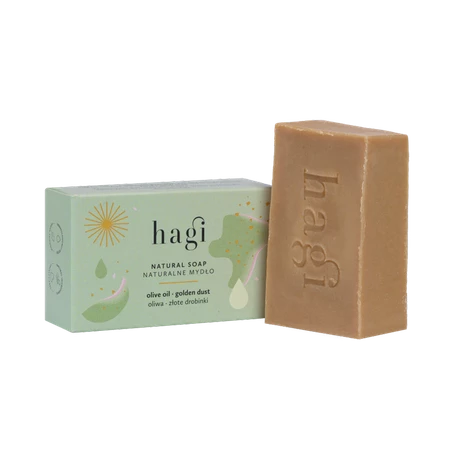Hagi − Naturalne mydło ze złotymi drobinkami − 100 g