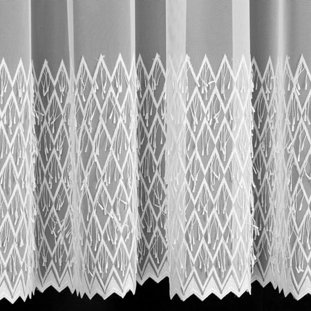 FIRANA GOTOWA AMY NA TAŚMIE 300 X 150 CM BIAŁY