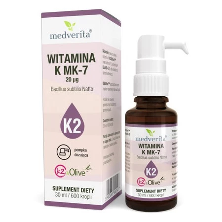 Medverita Witamina K2 20 µg w kroplach 30 ml