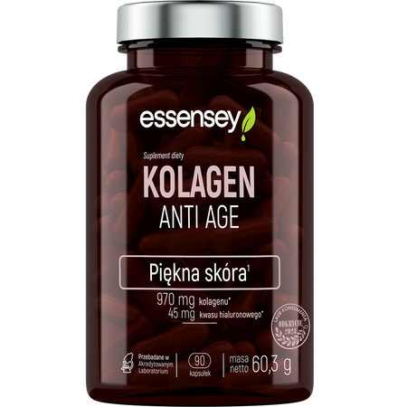 Essensey Kolagen Anti Age - suplement na poprawę stanu skóry - 90 kaps.