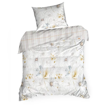 Pościel D91 Lea 09 160 x 200 cm, Biały