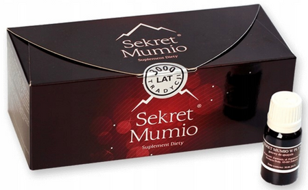 Sekret Mumio 21 buteleczek 10 ml