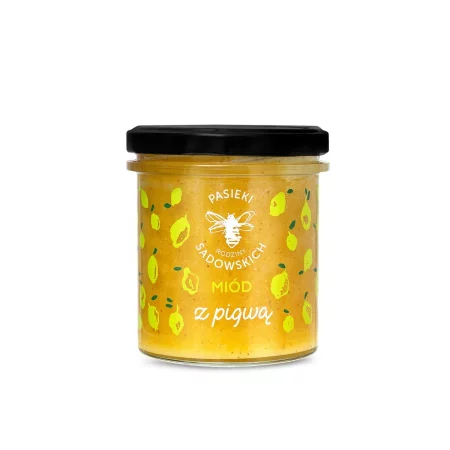 Pasieki Rodziny Sadowskich Miód z pigwą 430g
