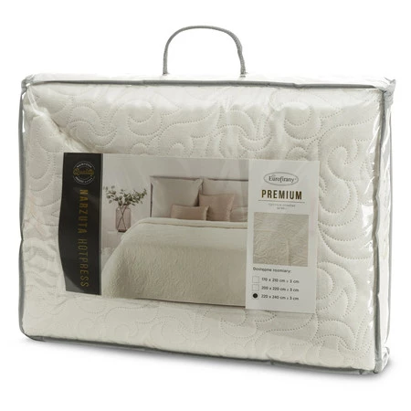 NARZUTA LEN 4 170 X 210 CM KREMOWY