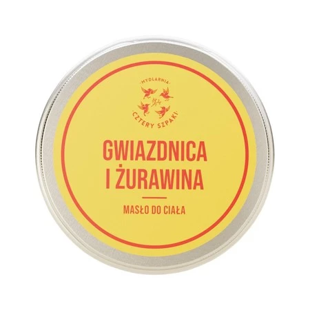 Masło do ciała Gwiazdnica i Żurawina 150ml