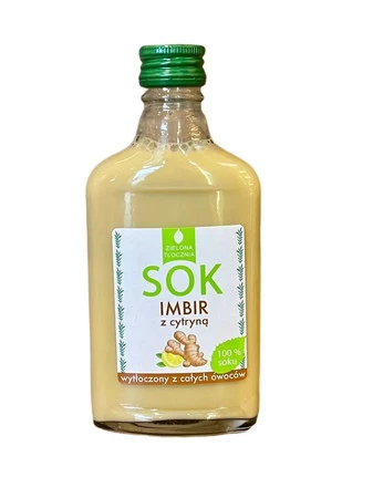 Zielona Tłocznia Sok imbir z cytryną 200 ml