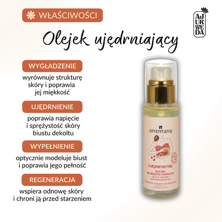 Orientana Olejek do biustu i dekoltu Ujędrnienie Olej z jojoby 30ml