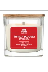 Big Nature Świeca sojowa o zap. WILD FIRE zap. insp. Red Diesel 220g