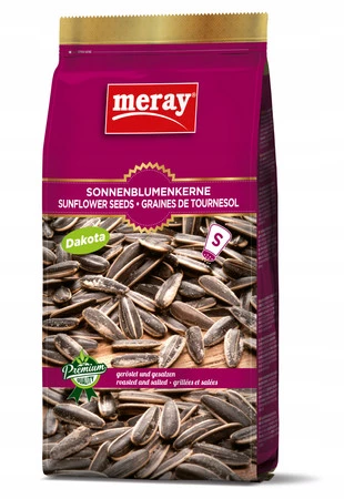 Meray Pestki Słonecznika Prażone i Solone Dakota 250g
