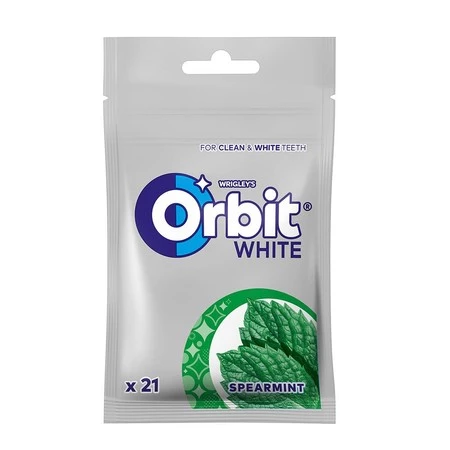Guma do żucia Orbit White Spearmint torebka 21 drażetek