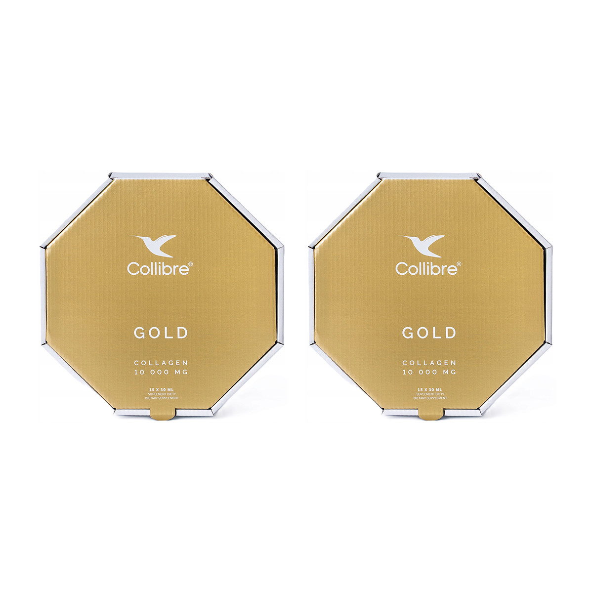 Zestaw 2x Collibre Kolagen Gold Shot 30 ml x 15 szt. - Nabea.pl