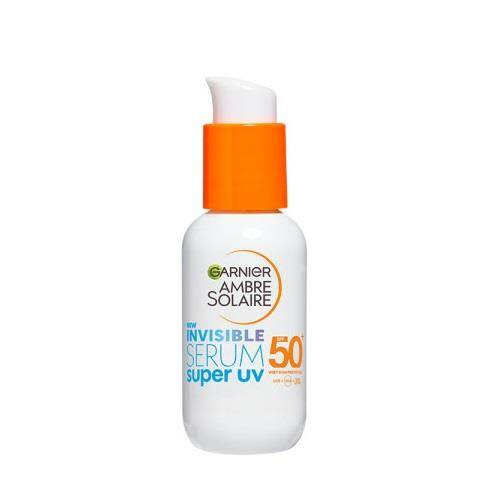 Ambre Solaire Invisible Super UV serum ochronne do twarzy SPF50+ 30ml - Nabea.pl