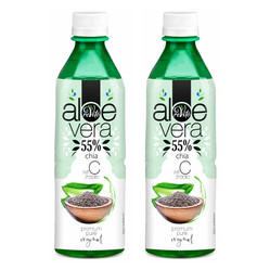 Zestaw 2x Napój aloesowy z chia 500 ml