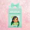Snails, Zmywalna kreda do włosów dla dzieci, Zielona, 3g